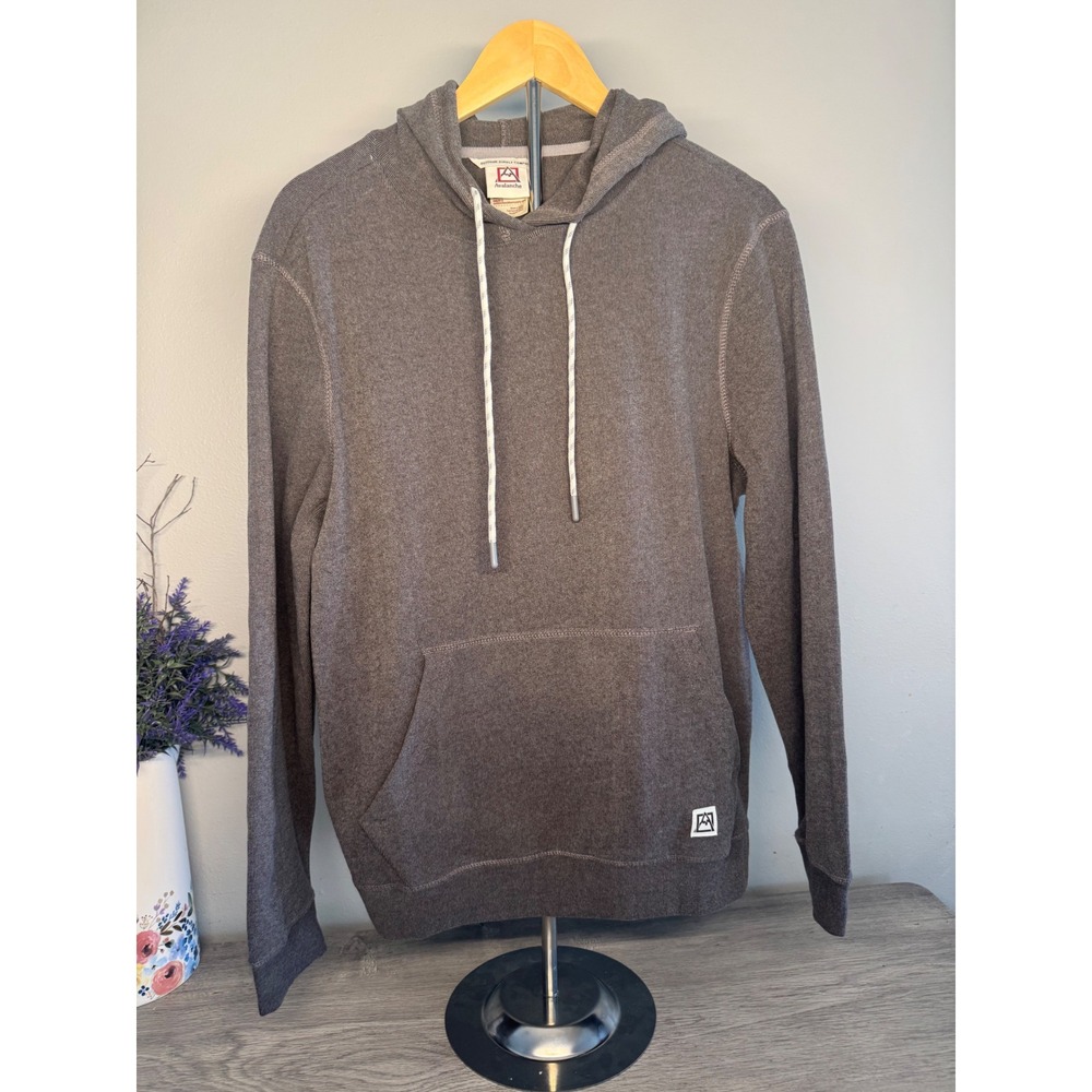Avalanche Outdoor Supply Co Mens Ribbed Pullover Hoodie Medium